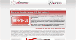 Desktop Screenshot of chrwebdistribution.fr